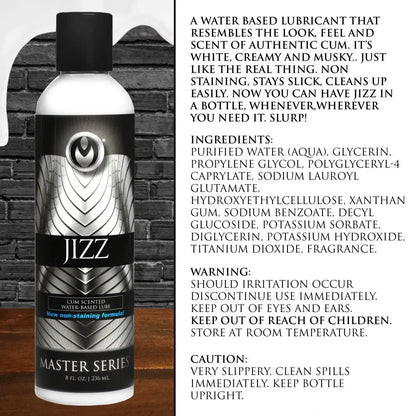 Lube Tastes Like Jizz Water Based Cum Scented Lube - 8.5 oz  Lubes, Lotions and Accessories