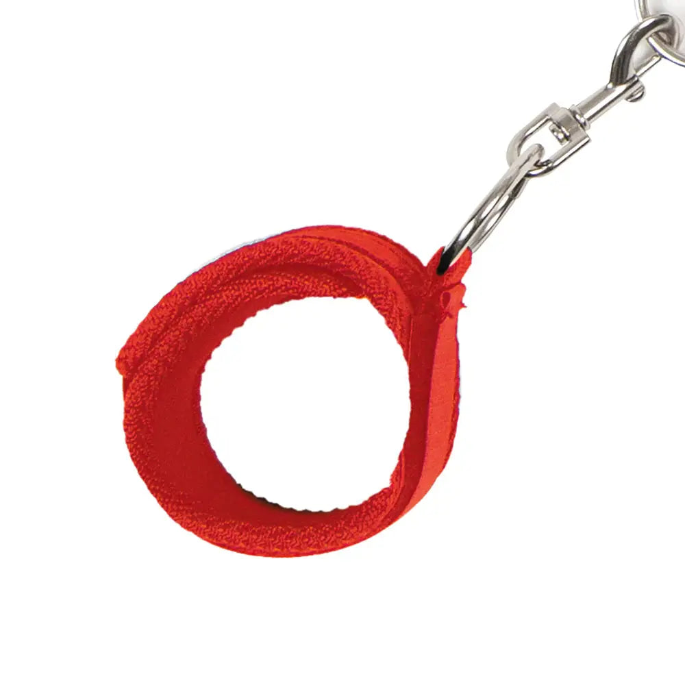 Lux Fetish Bed Spreader 7-Piece Restraint Set Red  Bed Restraint System