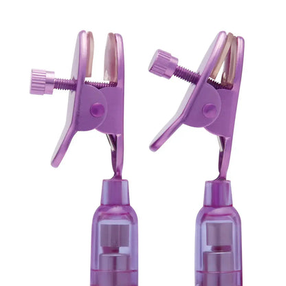 Lux Fetish Remote Control Vibrating Nipple Clips - Nipple Clamps  Fetish - Nipple Clips Clamps & Suckers