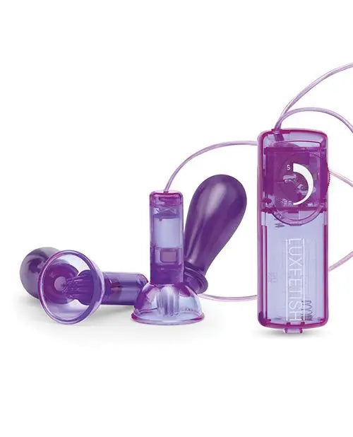 Lux Fetish Remote Control Vibrating Nipple Suckers  Nipple and Clit Toys