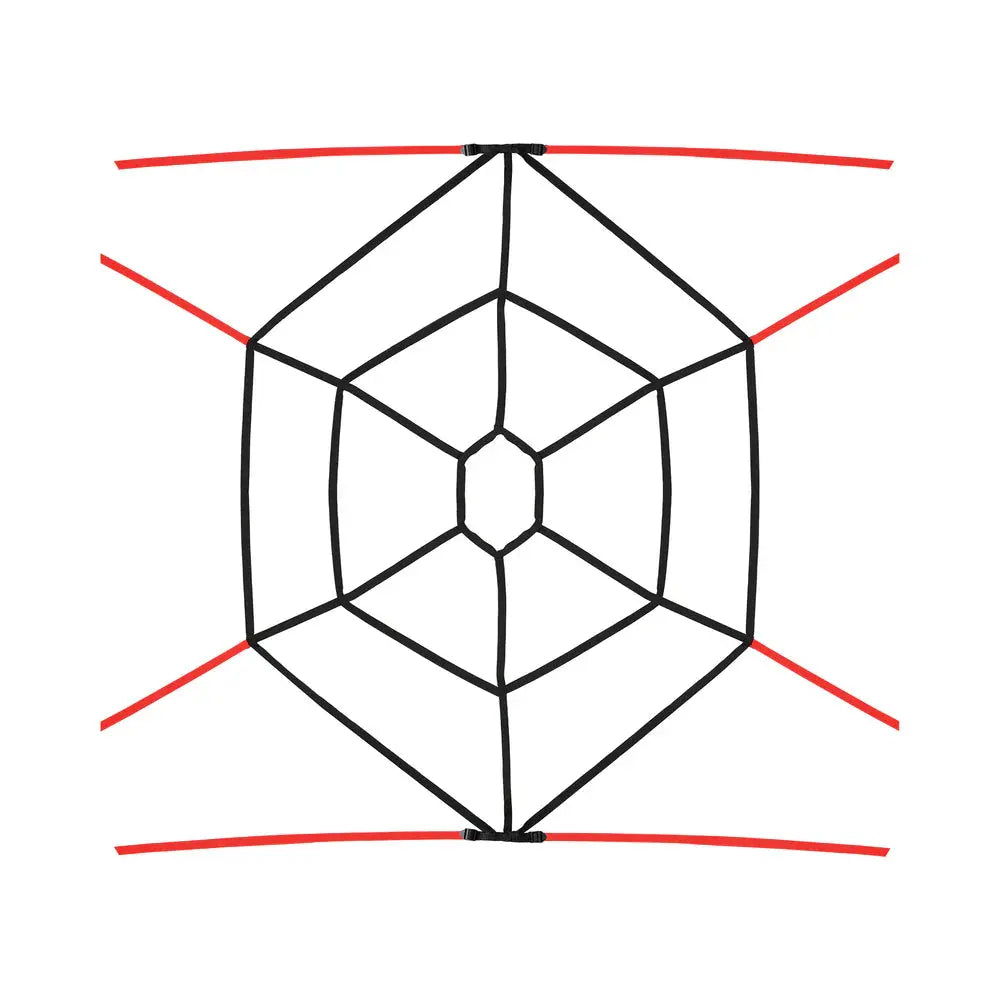 Lux Fetish Webbed Up Bedspreader Bed Restraint System  Bed Restraint System