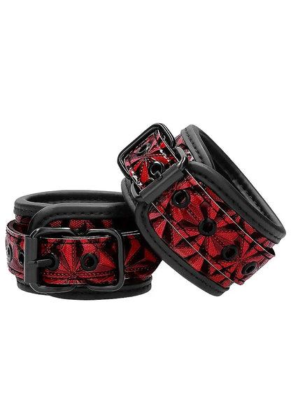Luxury Adjustable Handcuffs Burgundy Sex Handcuffs  Restraints and Cuffs