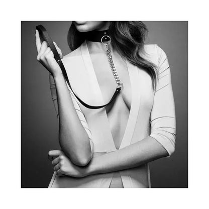 Luxury BDSM Collar with Lead | Bijoux Indiscrets Maze Choker with Leash  Collars and Leads