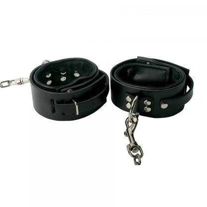 Luxury BDSM Leather Bondage Sling and Stirrups  Dungeon Furniture and Accessories