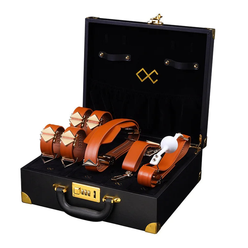 Luxury Bondage LOCKINK Moonlight Treasure Chest - Bondage Cuff and BDSM Restraint Set  Bondage Kits