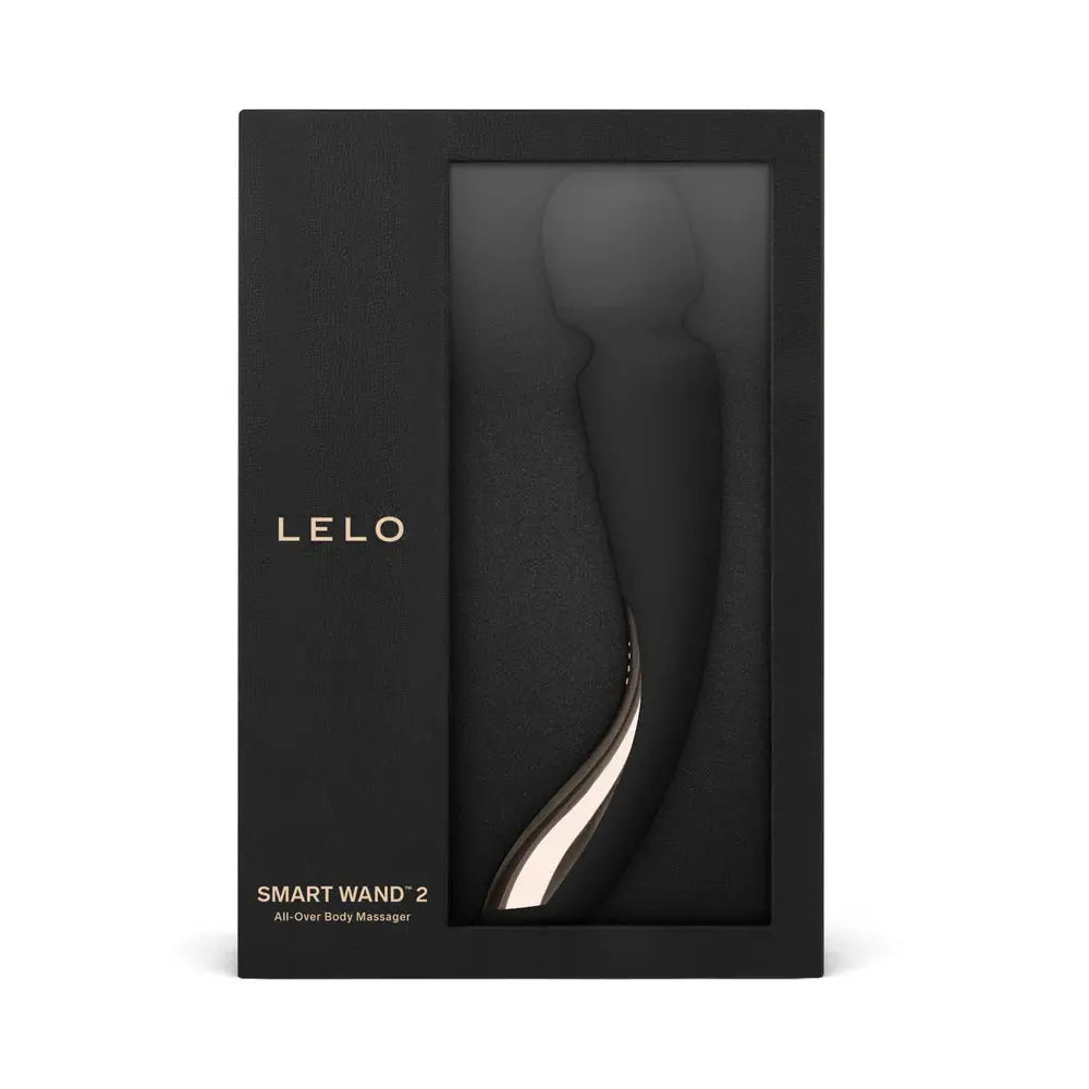 Luxury Wand Vibrator Sex Toy Lelo Smart Wand 2 Medium Black  Wand Vibrator