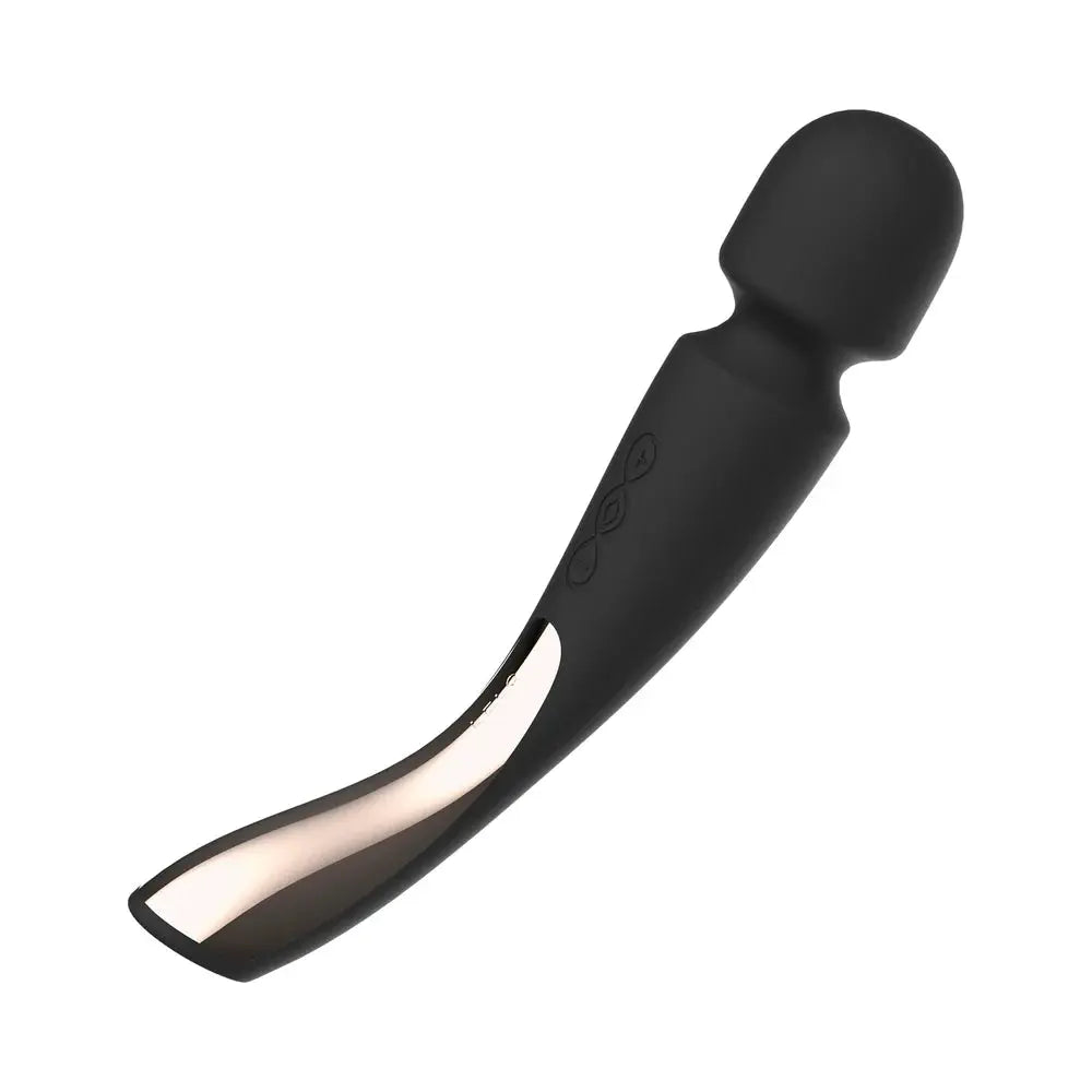 Luxury Wand Vibrator Sex Toy Lelo Smart Wand 2 Medium Black  Wand Vibrator