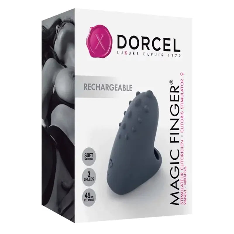 MAGIC FINGER RECHARGEABLE - GREY  Vibrators