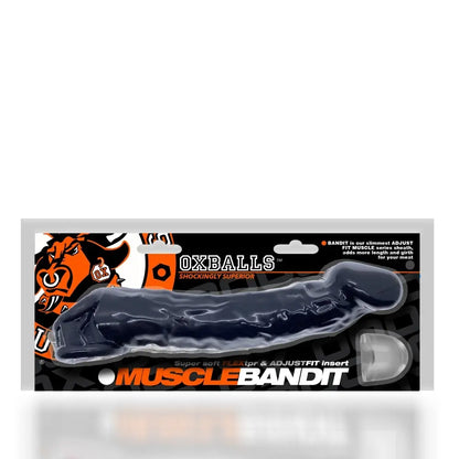 MUSCLE BANDIT, slimmest muscle cocksheath, BLACK  For Him
