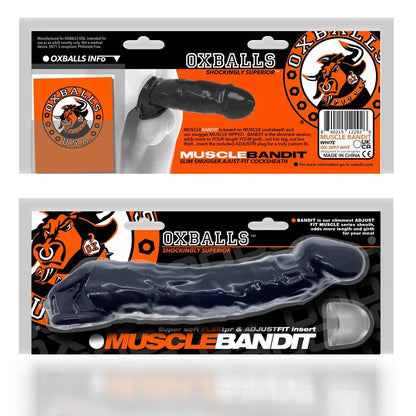 MUSCLE BANDIT, slimmest muscle cocksheath, BLACK  For Him