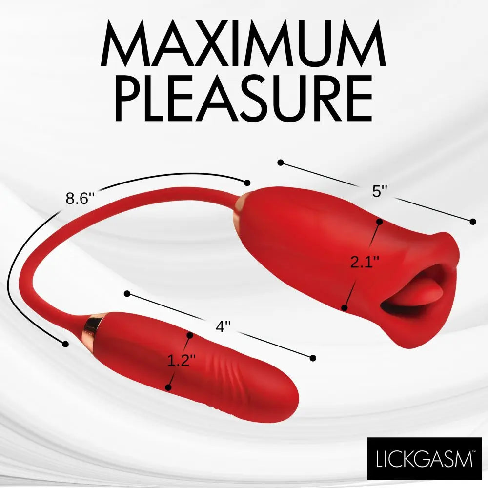 Magic Kiss Clitoral Stimulator with Thrusting Vibrator  Suction Vibrators