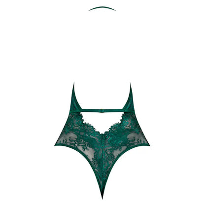 Magic Silk Evermore Plunge Teddy Emerald L / XL  Lingerie - Baby dolls Chemises etc