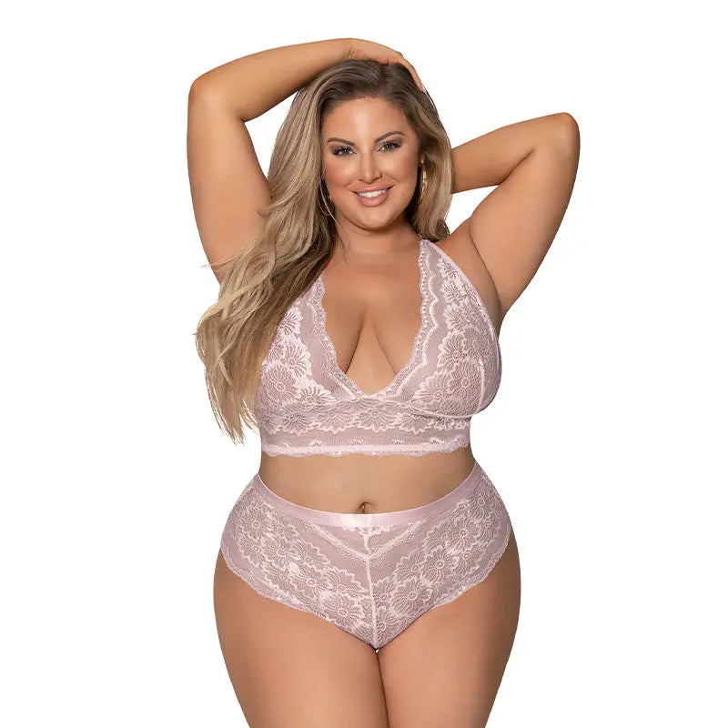 Magic Silk Seabreeze Cami & Short Set Blush Queen Size  Lingerie - Loungewear for Women