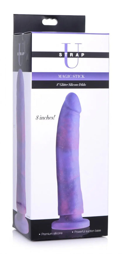 Magic Stick Glitter Dildo Sex Toy Silicone - 8 Inch  Dildos