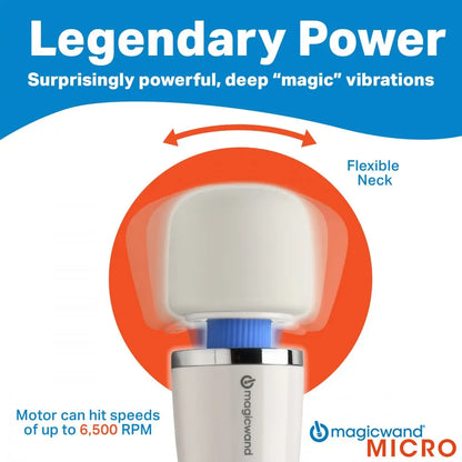 Magic Wand Micro Travel Vibrator  Vibrator Kits and Accessories