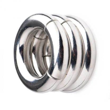 Magnetic Stainless Steel Magnetic Super Ball Stretcher CBT Toys 3 Pack  Cock and Ball Torture