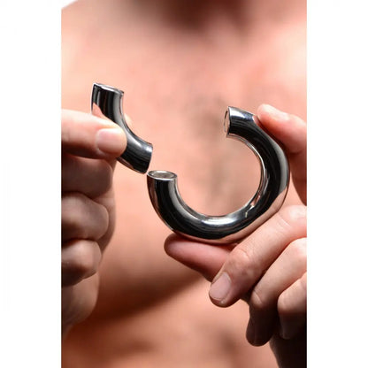 Magnetize Stainless Steel Magnetic Ball Stretcher CBT Toy  Ball Stretcher