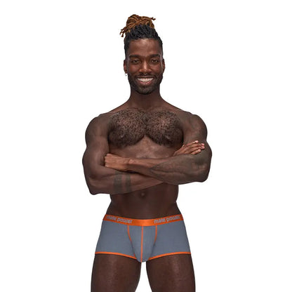 Male Power Casanova Uplift Short Gray M  Men - Underwear