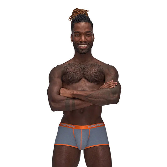Male Power Casanova Uplift Short Gray M  Men - Underwear