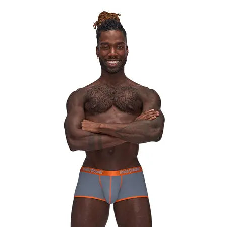 Male Power Casanova Uplift Short Gray XL  Men - Underwear