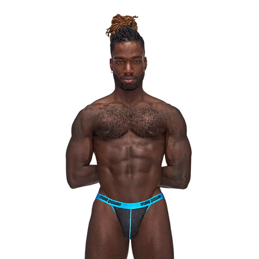 Male Power Casanova Uplift Thong Black S/M  Men - Underwear