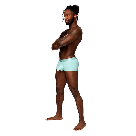 Male Power Easy Breezy Mini Short Sleeve Aqua M  Men - Underwear