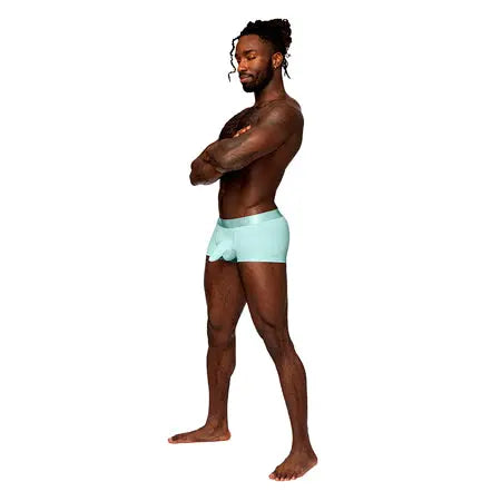 Male Power Easy Breezy Mini Short Sleeve Aqua M  Men - Underwear