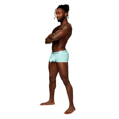 Male Power Easy Breezy Mini Short Sleeve Aqua M  Men - Underwear