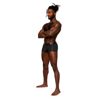 Male Power Easy Breezy Mini Short Sleeve Black M  Men - Underwear