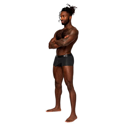 Male Power Easy Breezy Mini Short Sleeve Black XL  Men - Underwear