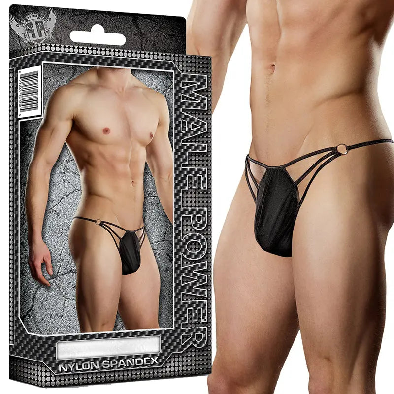 Male Power G-Thong with Straps and Rings L/XL Underwear  Men - Underwear