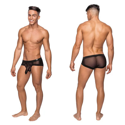 Male Power Hoser Micro Min Hose Shorts Blk Med  Men - Underwear