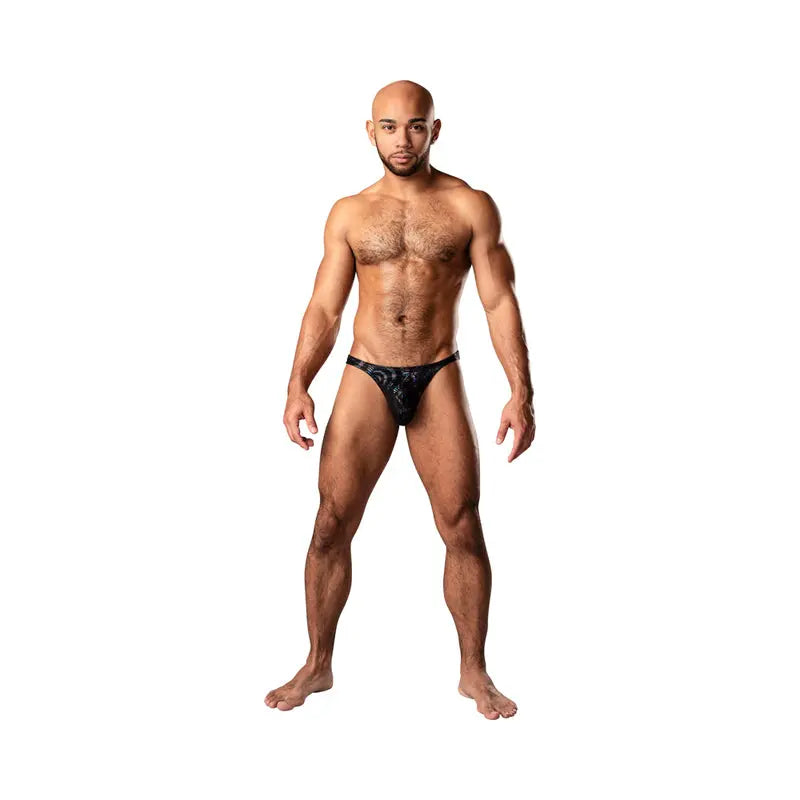 Male Power KaleiDickscope Bong Thong Black S/M  Men - Underwear