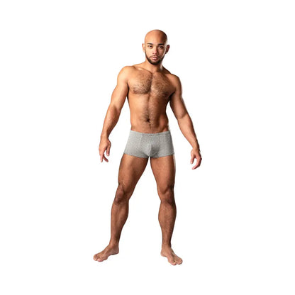 Male Power Labyrinth Mini Short Grey Weave M  Men - Underwear
