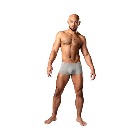 Male Power Labyrinth Mini Short Grey Weave XL  Men - Underwear