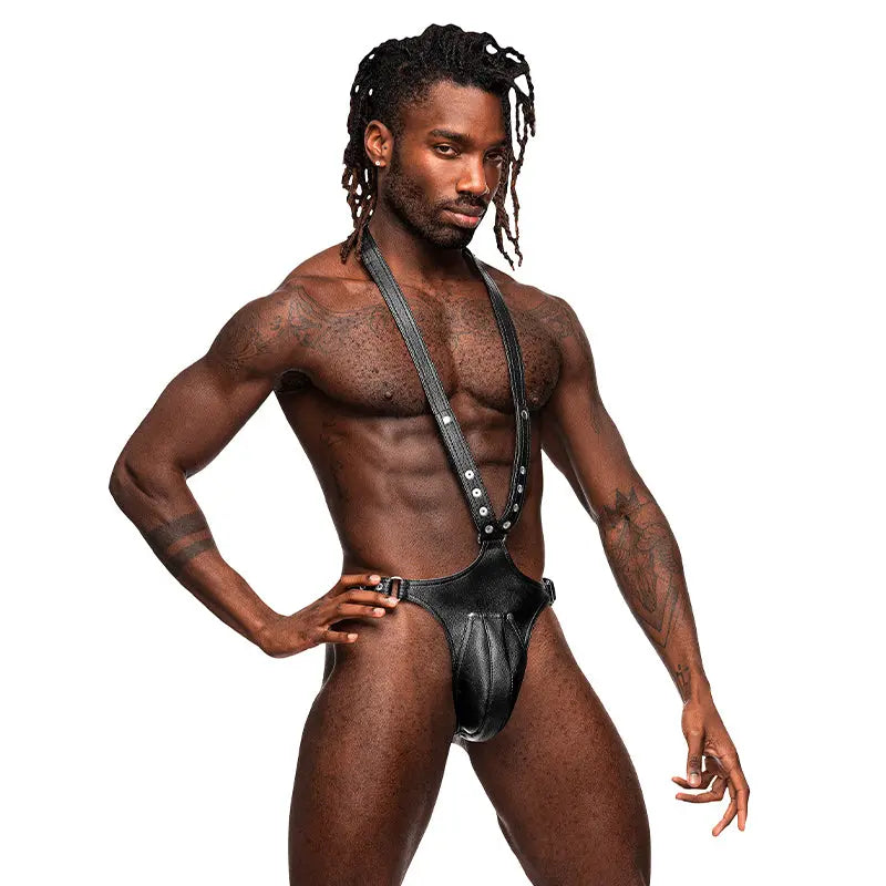 Male Power Leather Men's Capricorn Black O/S  Men - Underwear