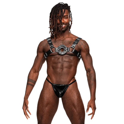 Male Power Leather Men's Libra Black O/S  Men - Underwear