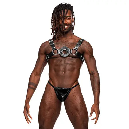 Male Power Leather Men's Libra Black O/S  Men - Underwear