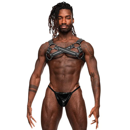 Male Power Leather Men's Virgo Black O/S  Men - Underwear