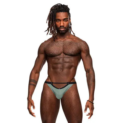 Male Power Magnificence Micro V Thong Jade L/XL  Men - Underwear
