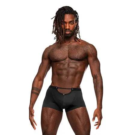 Male Power Magnificence Mini Short Black S  Men - Underwear