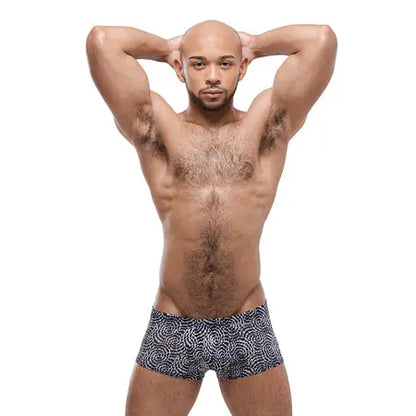 Male Power Mesmerizing Mini Short Navy S  Men - Underwear