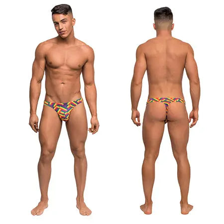 Male Power Pride Fest Bong Thong Print L/XL  Men - Underwear