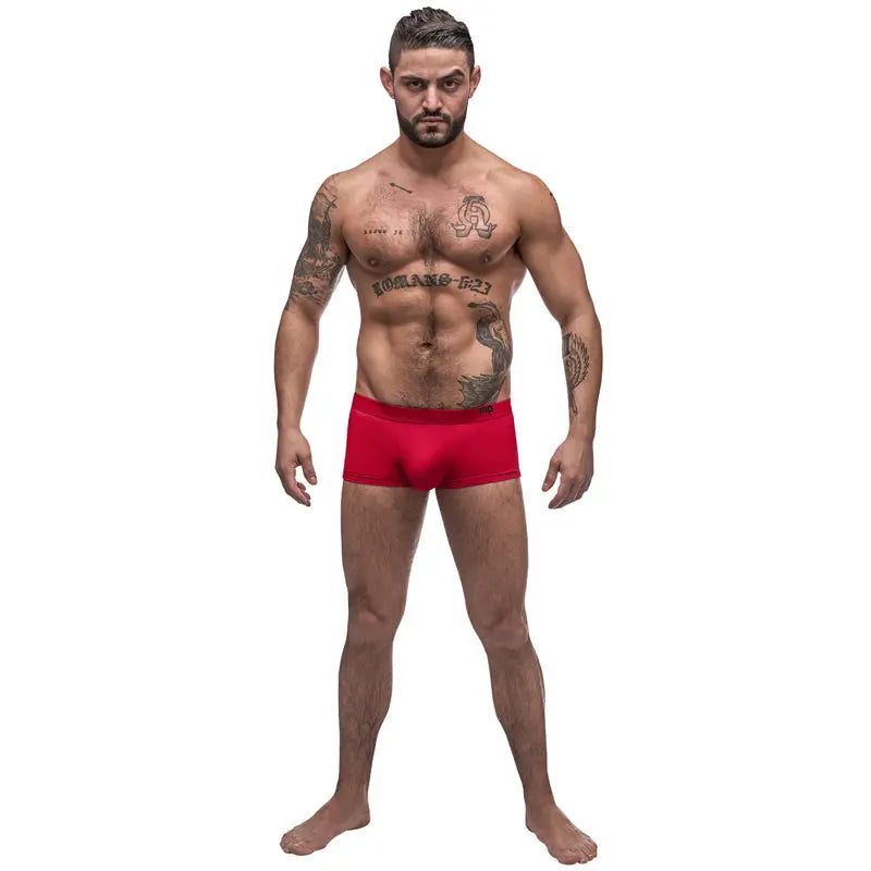 Male Power Pure Comfort Modal Wonder Short Red Small  Men - Underwear