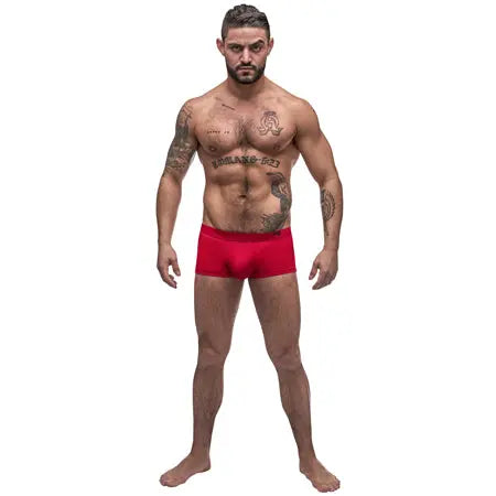 Male Power Pure Comfort Modal Wonder Short Red Small  Men - Underwear