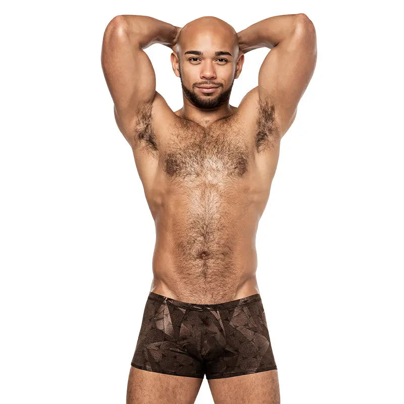 Male Power Round About Mini Short Copper XL  Men - Underwear