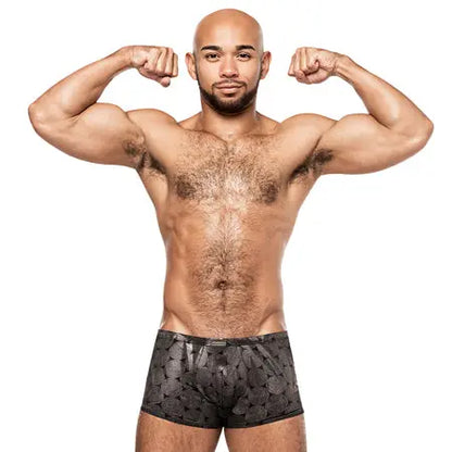 Male Power Round About Mini Short Silver S  Men - Underwear