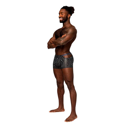 Male Power S'naked Pouch Short Black/Blue XL  Men - Underwear