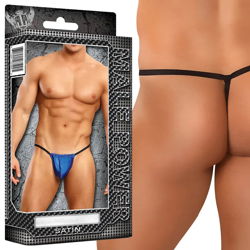 Male Power Satin Lycra Posing Strap (One Size) Underwear  Men - Underwear
