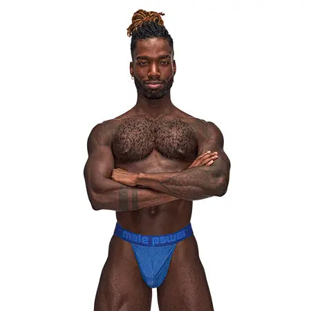 Male Power Sexagon Micro V Thong Royal S/M  Men - Underwear